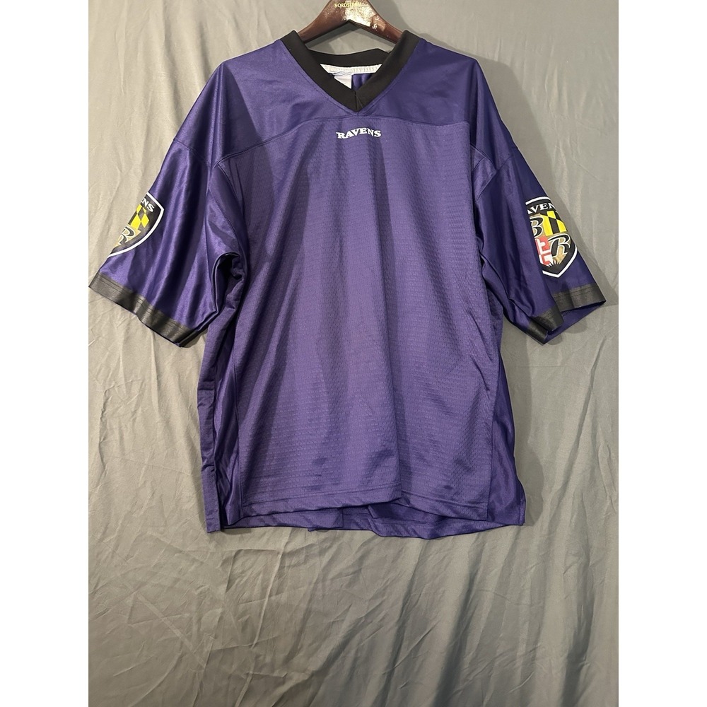 Baltimore Ravens Jersey Mens XXL Blank Jersey NFL Purple 2XL